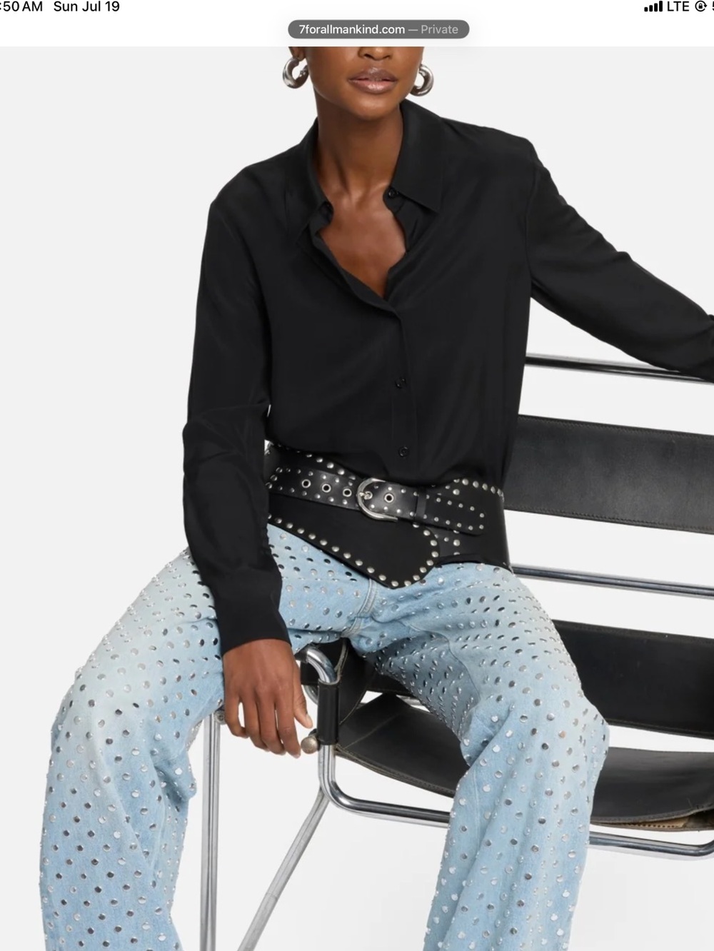 For all 7 mankind blouse